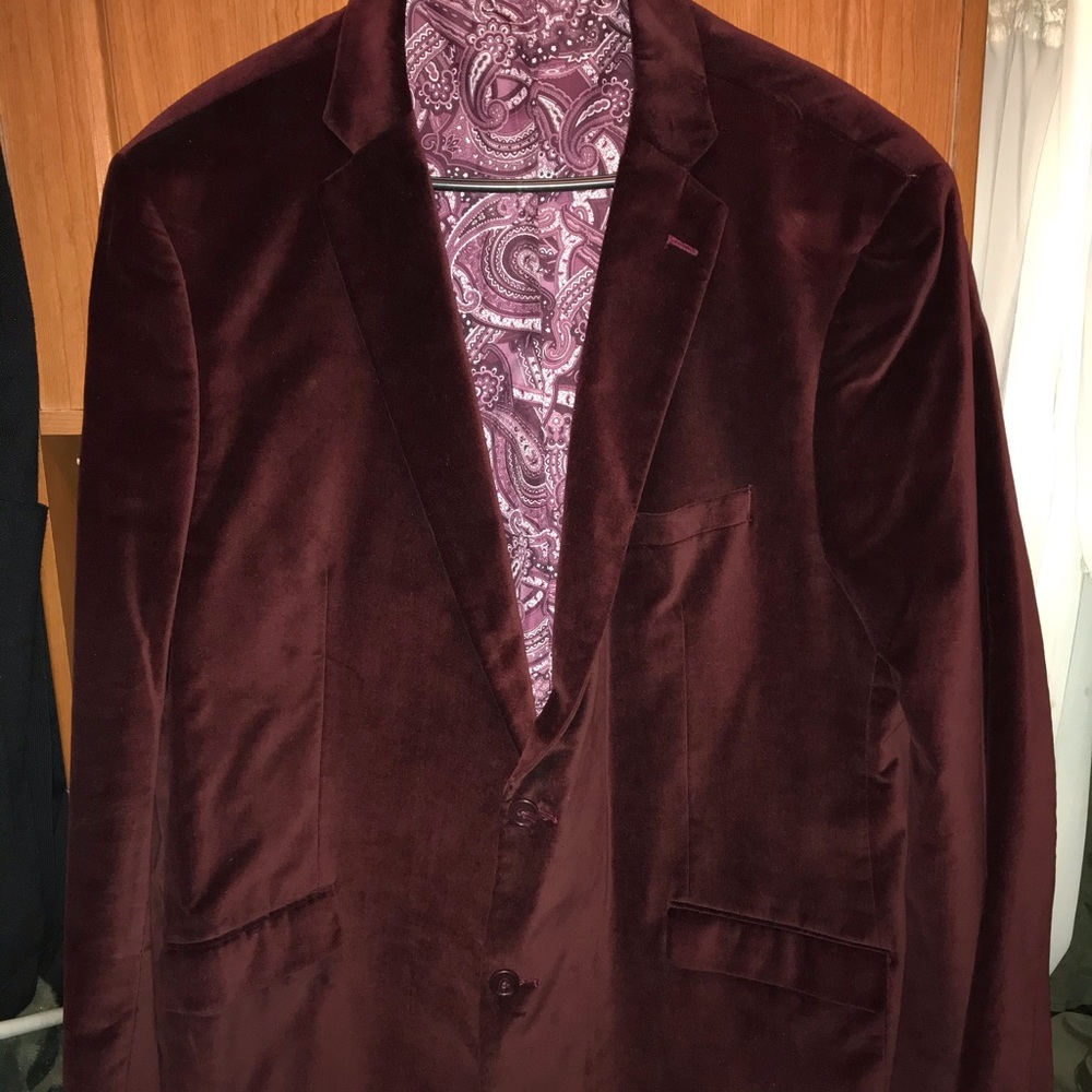 Burgundy Blazer